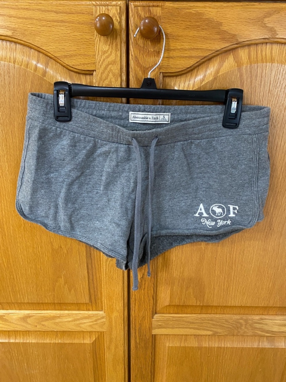 Abercrombie & Fitch Gray AOF New York Athletic Shorts. Size small.